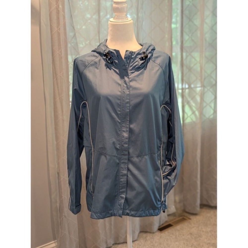 Vintage‎ Scandia Woods Windbreaker Jacket Size L Blue